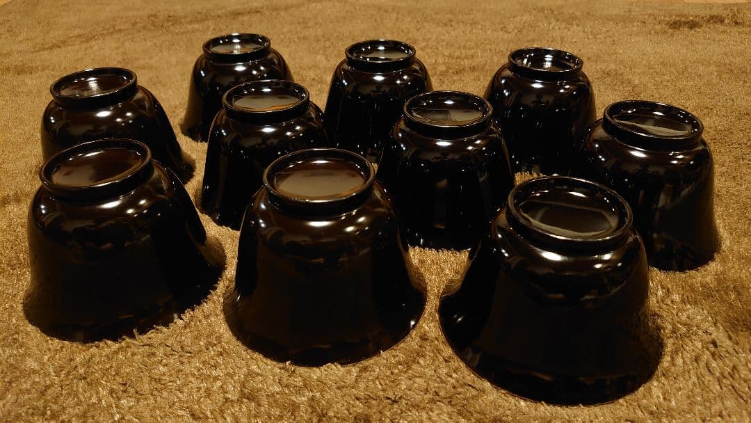 輪島塗　漆器　蕎麦猪口　湯呑み　猪口　向付　１０客