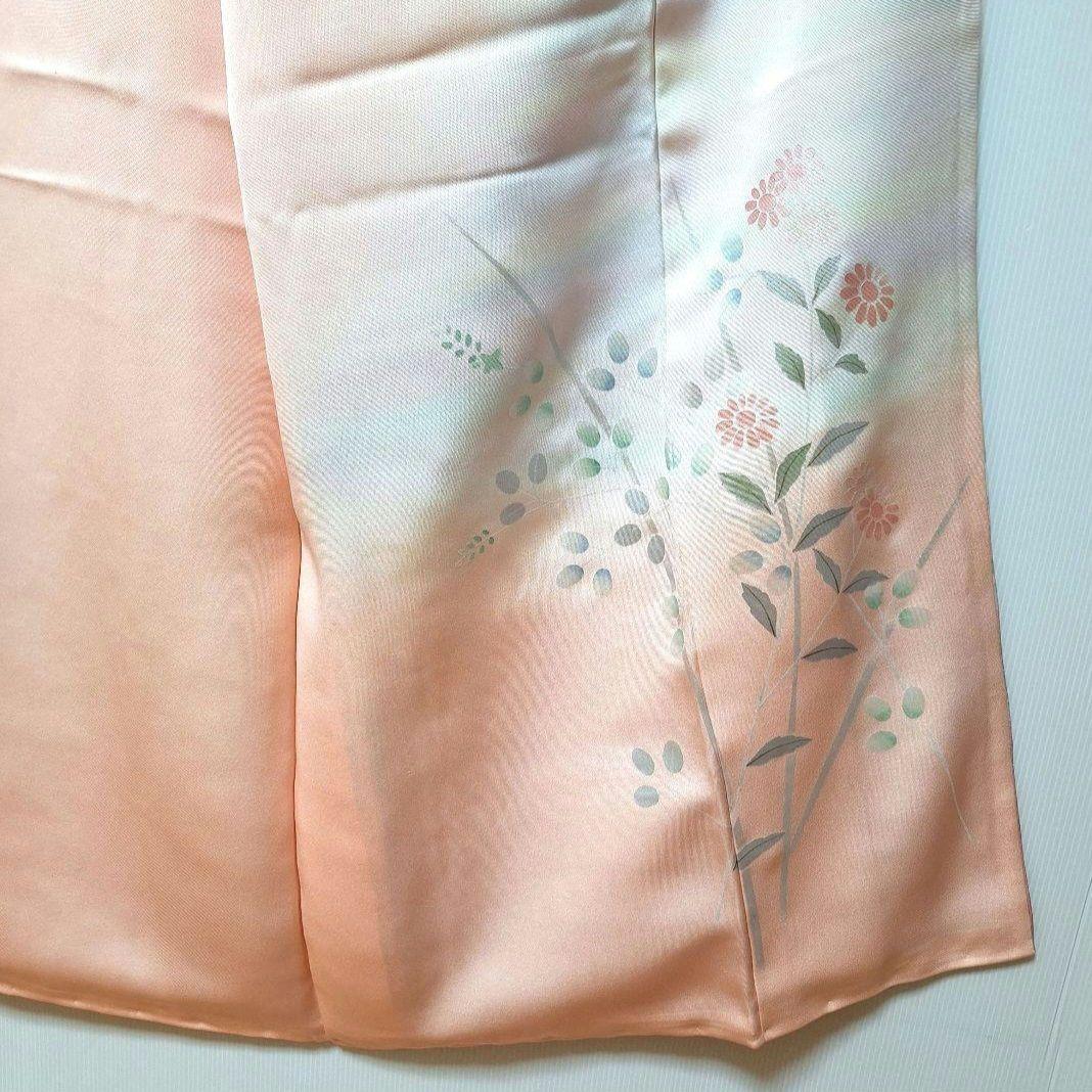 新品未使用品 正絹 丹後ちりめん 訪問着 作家物 長襦袢 2点セット