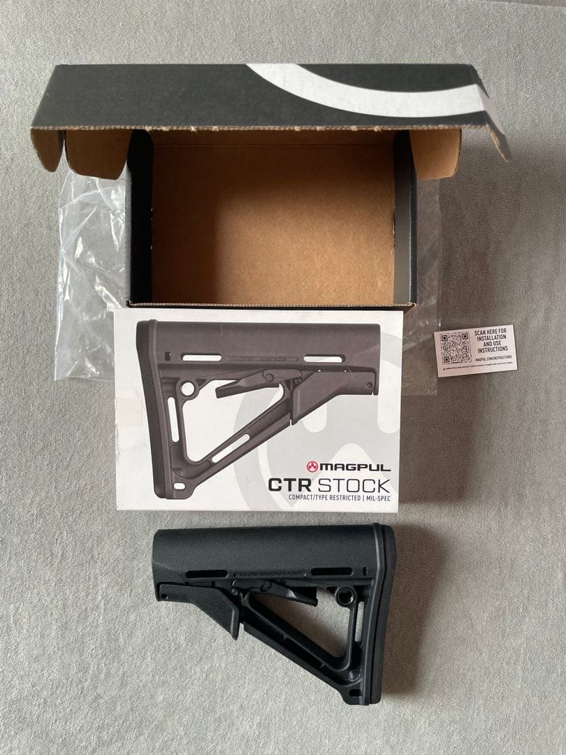 Magpul CTRストック ミルスペック ブラック (開封済)