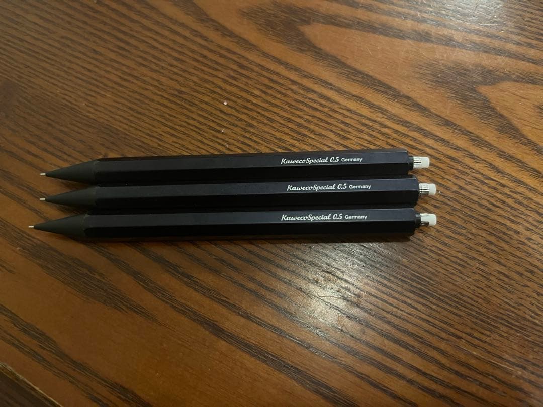 KawecoSpecial 0.5 ブラックシャープペンシル 3本セット