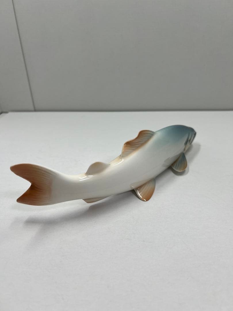 オールドノリタケ　置物　鮎　フィギリン