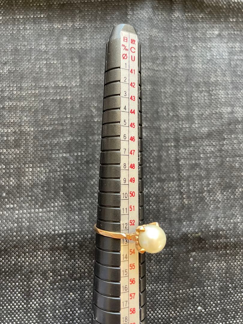 18金 K18 指輪 レトロ リング 12.5号くらい