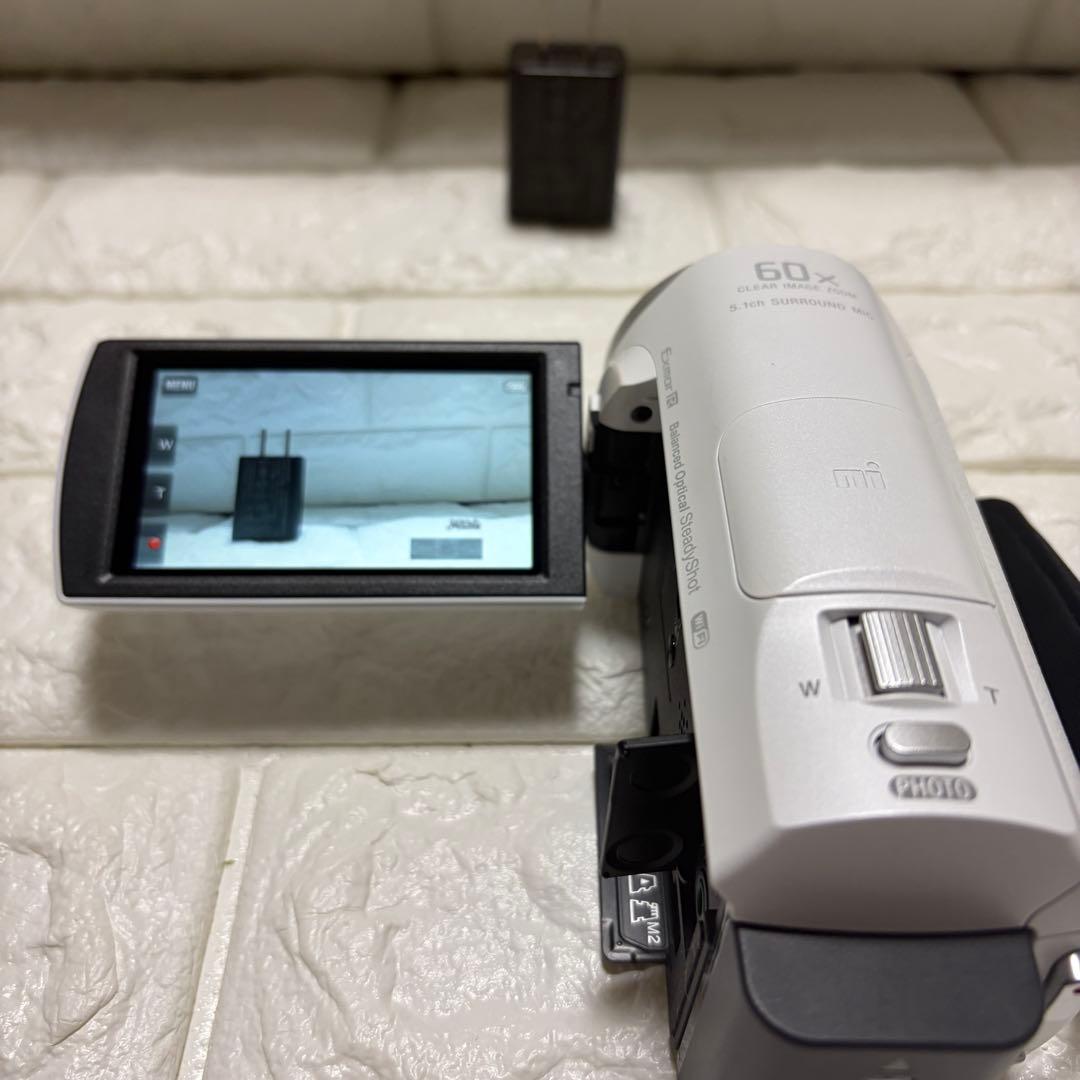 美品 SONY HANDYCAM HDR-CX670 ホワイト