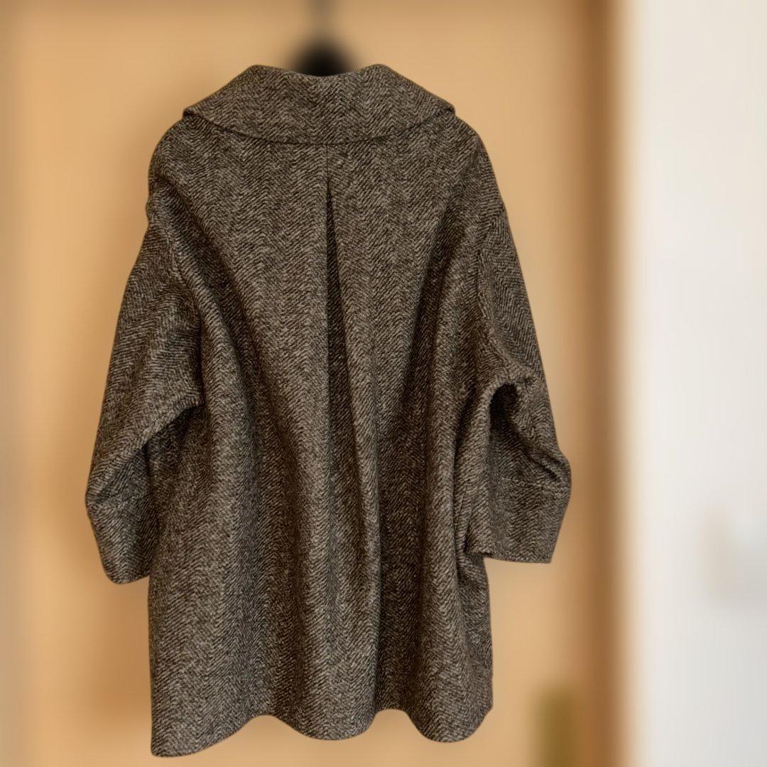 【完売◆人気】Spick&Span◆ヘリンボーンミドルコート オーバー