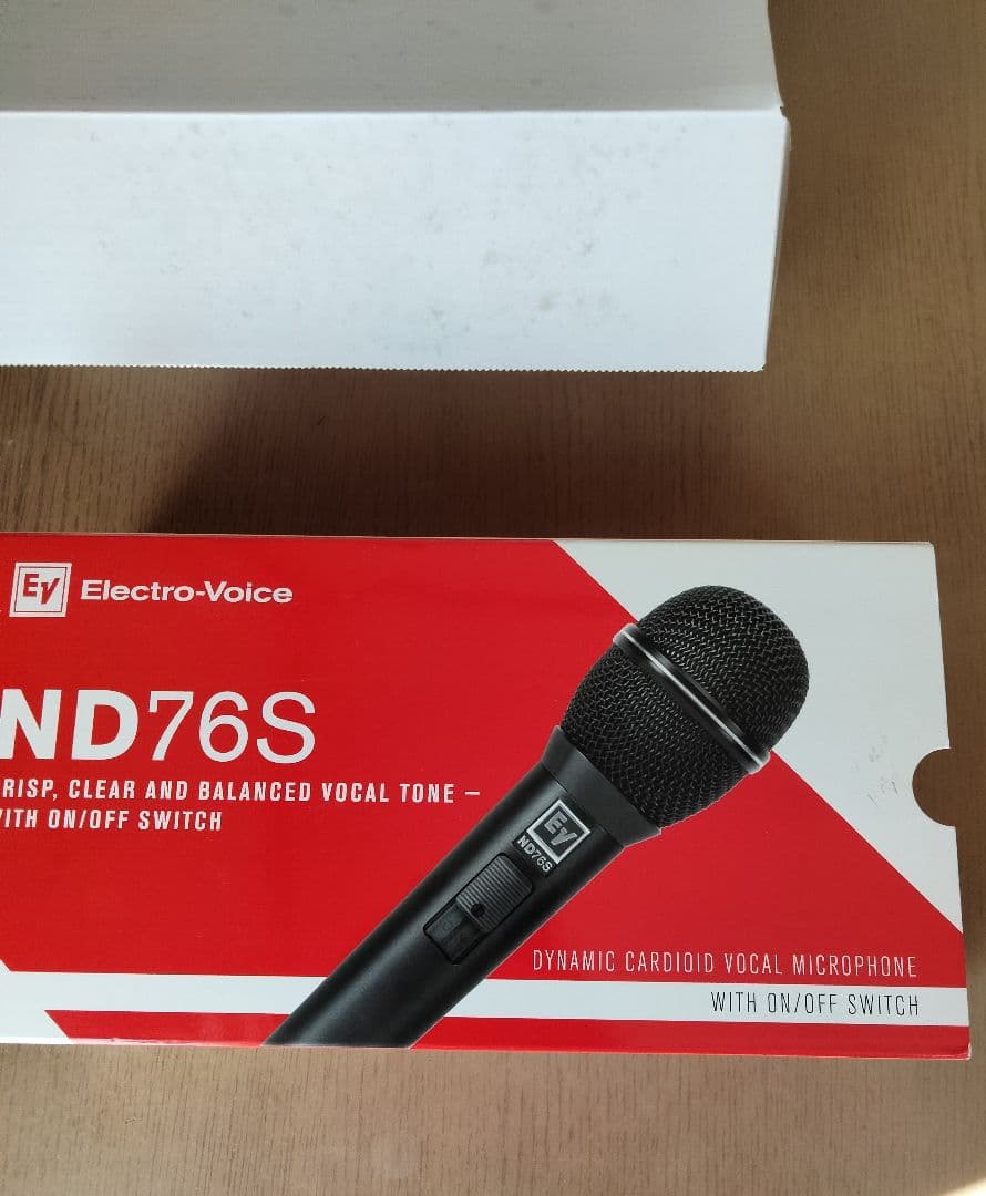 新品同様　ND76S エレクトロボイス　マイク　カラオケ　スタジオ　ライブ
