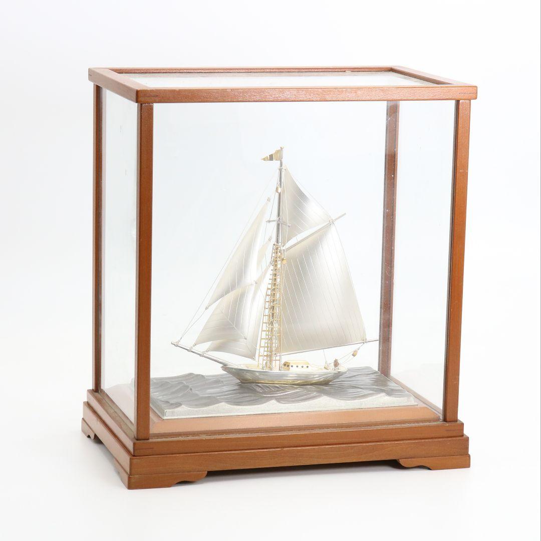 関工芸 武比古 SILVER985 銀製帆船ヨット 約101g　V364　GK1