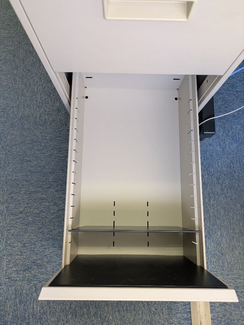 【愛知引取り限定】スチールデスク&引き出し&椅子セット