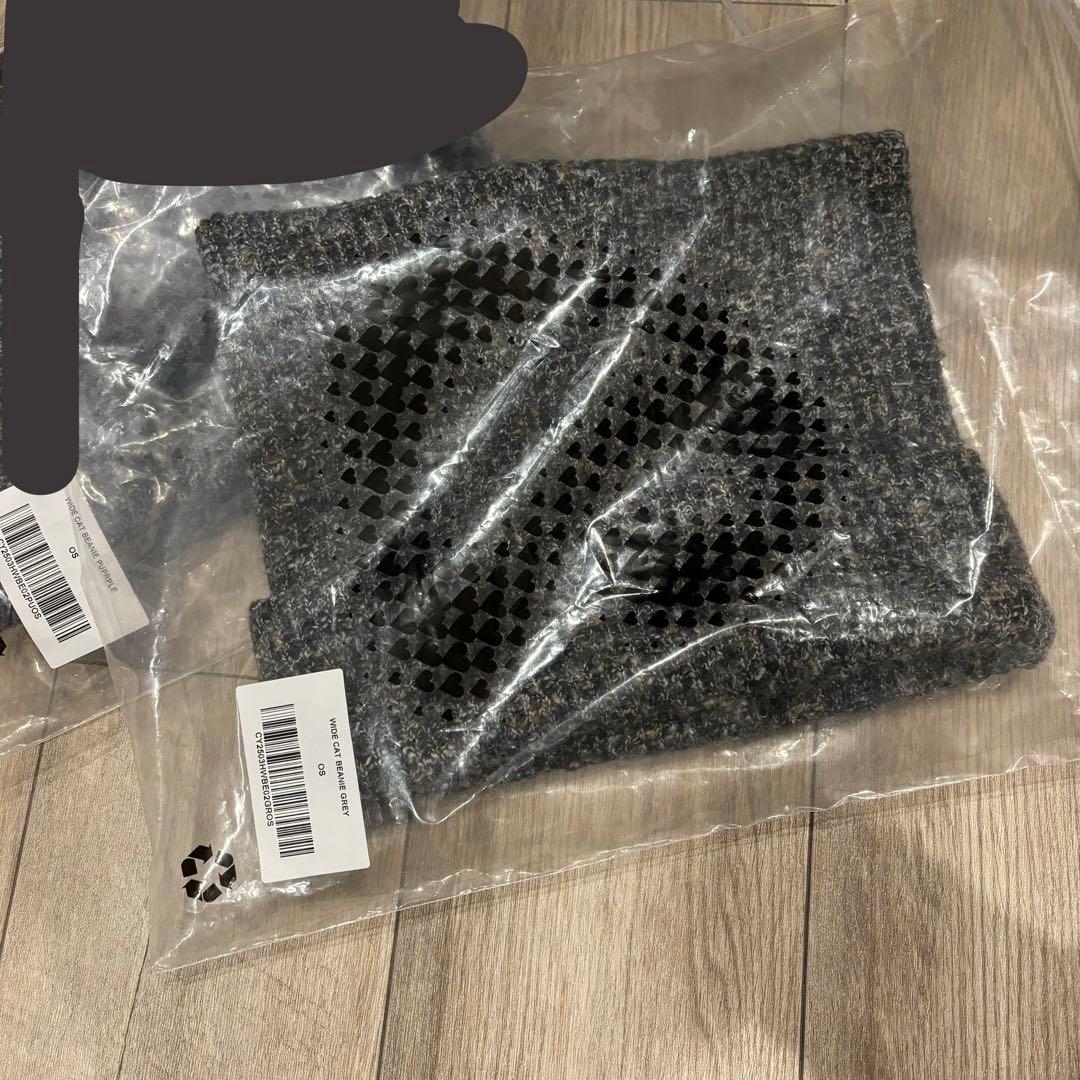 Coyseio ニット帽 グレーCAT BEANIE GREY 韓国　コイセイオ