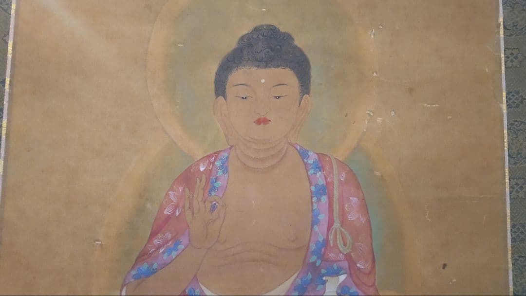 (75*Z340)*絵画 日本画掛軸 仏画 骨董 茶道具掛軸