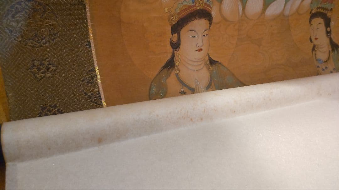 (75*Z340)*絵画 日本画掛軸 仏画 骨董 茶道具掛軸