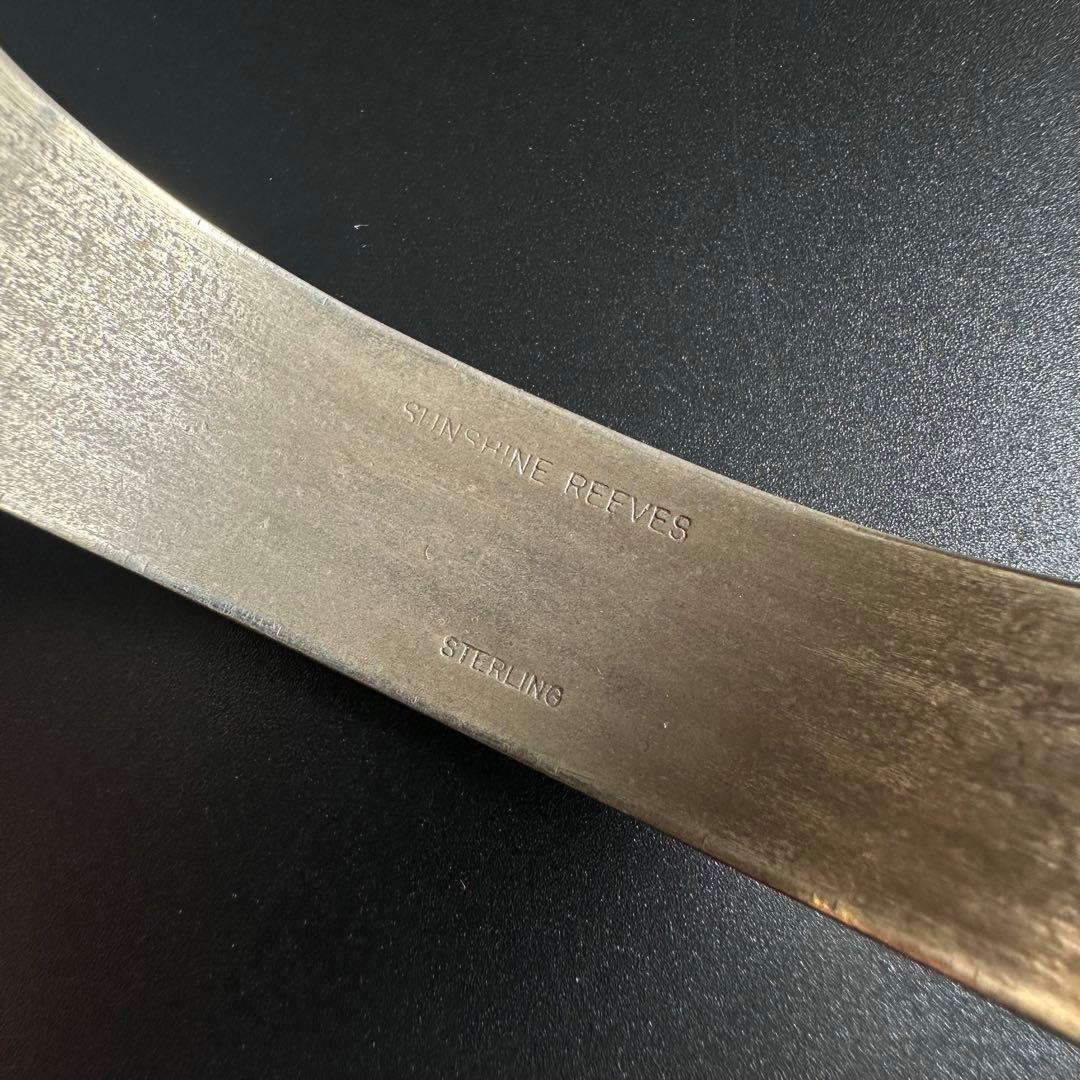 NAVAJO Sunshine Reeves スタンプワークバングル 20mm幅