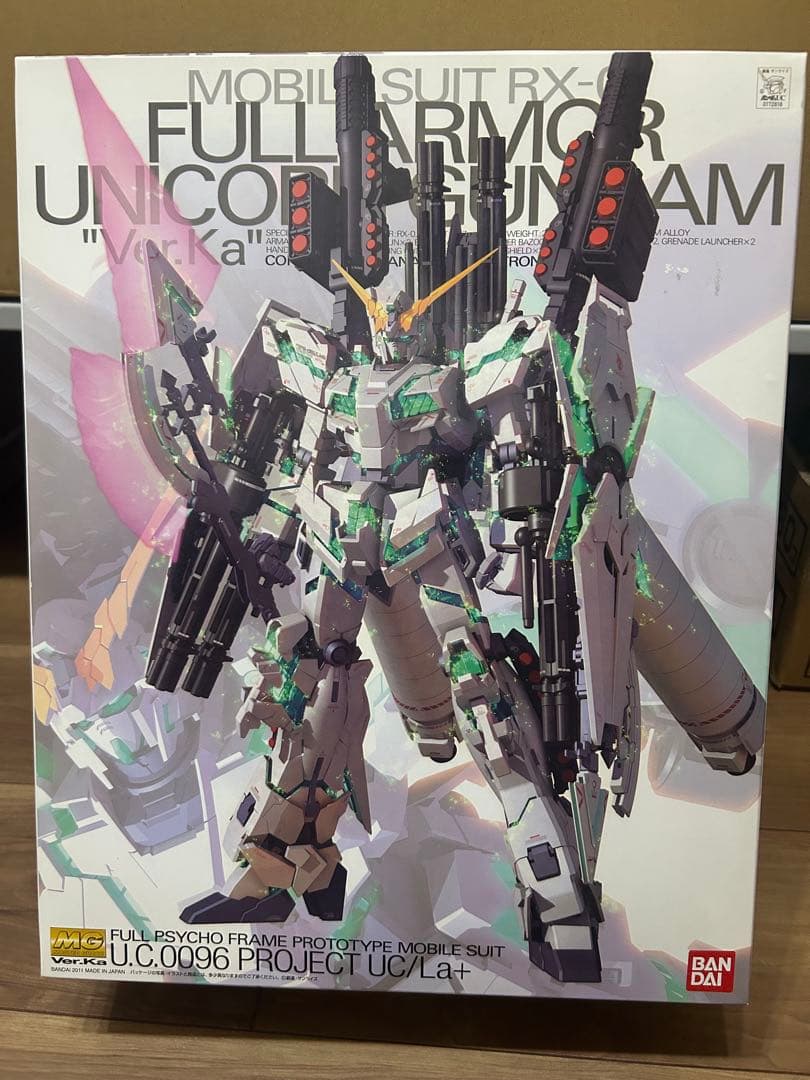 MG 1/100 RX-0 フルアーマーユニコーンガンダム Ver.Ka プラモ