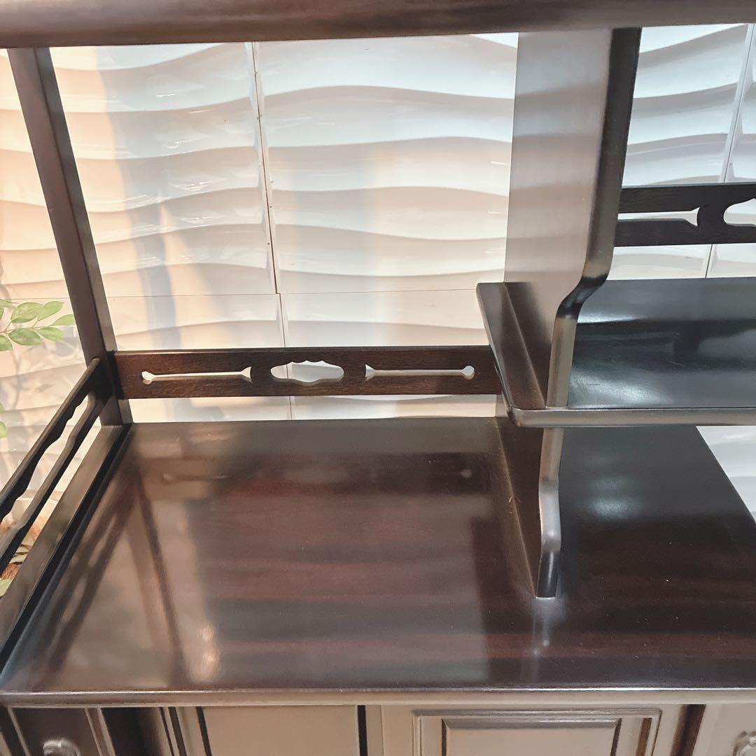 ◇大阪府全域 神戸市 配達料無料！◇唐木家具◇飾り棚◇茶棚◇アンティーク家具◇