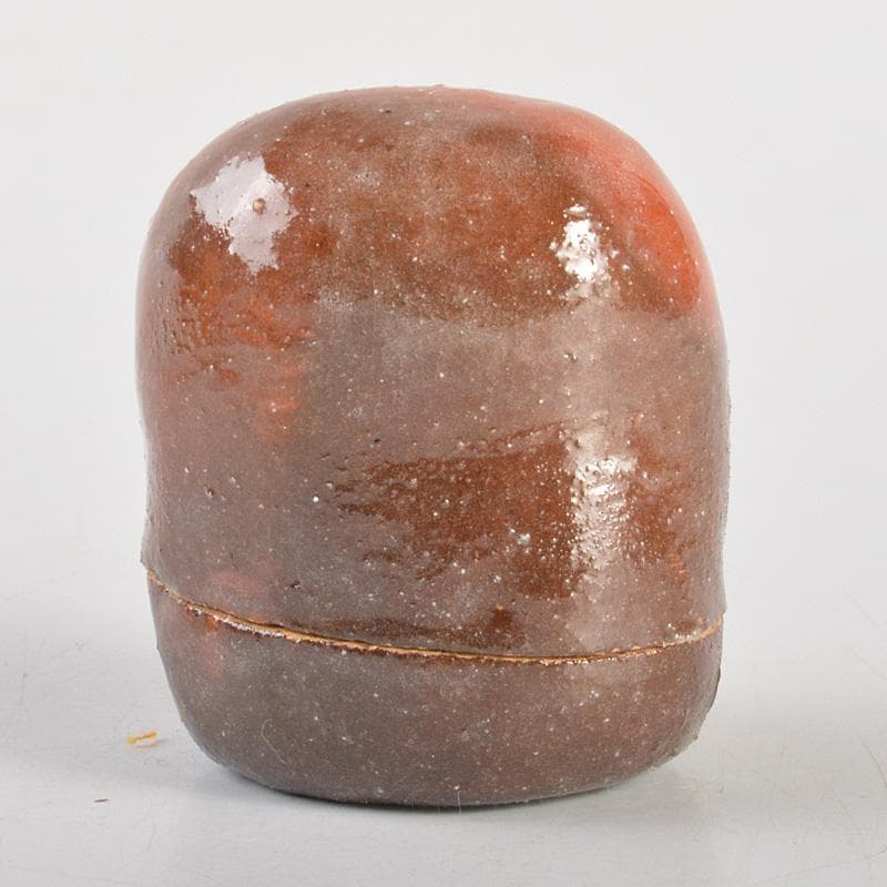 big boy 茶道具　楽焼　金井紫晴造　福郎香合　共箱　V　6336