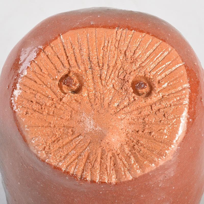 big boy 茶道具　楽焼　金井紫晴造　福郎香合　共箱　V　6336