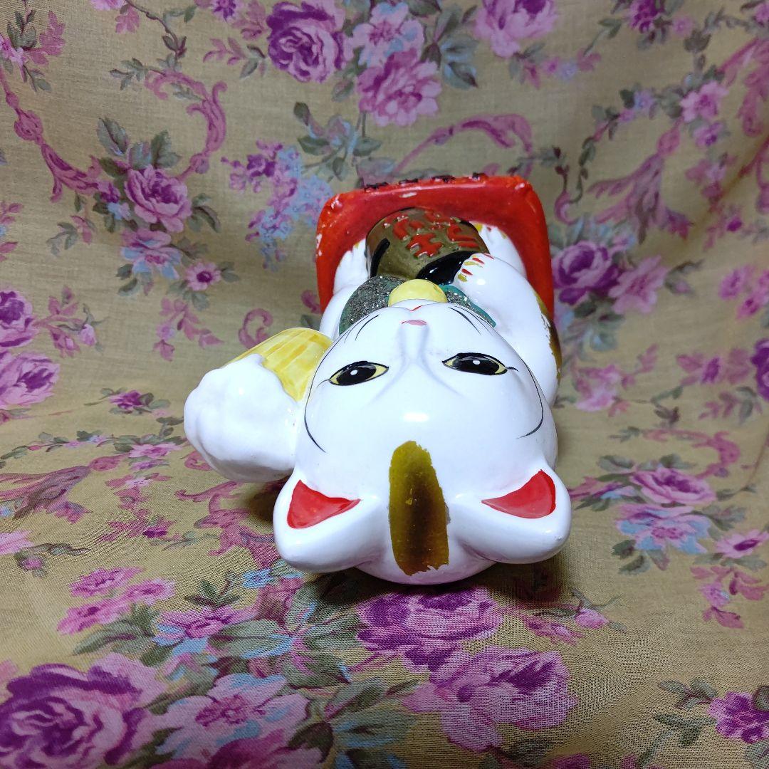 激レア招き猫 貯金箱 KIRINラガーノベルティ 左手ビール