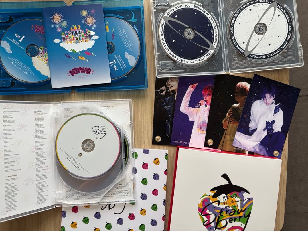 NEWS CD ライブDVD Blu-ray まとめ売り