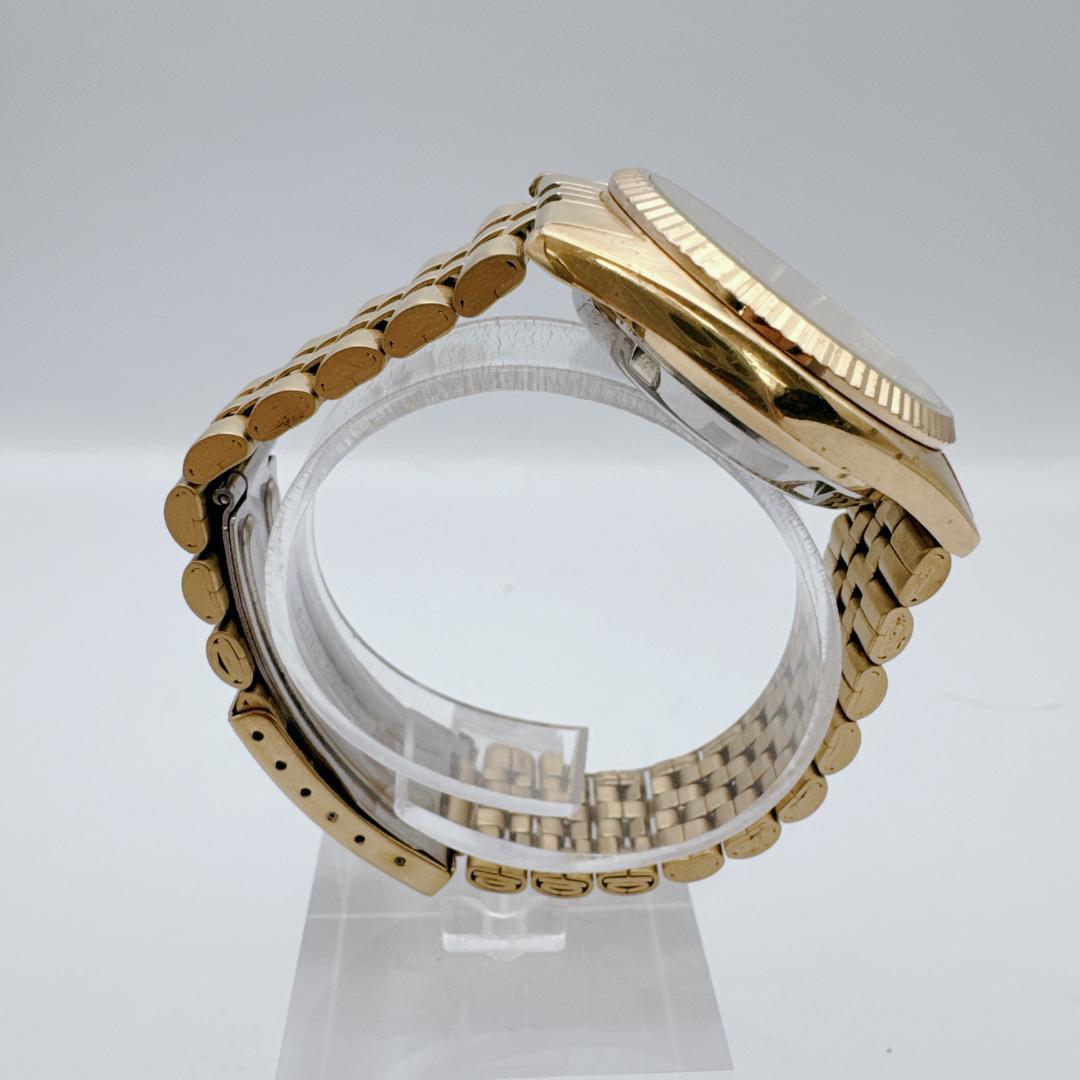 【美品】 SEIKO5 7S26-0500 ゴールド　裏スケ　自動巻　デイデイト