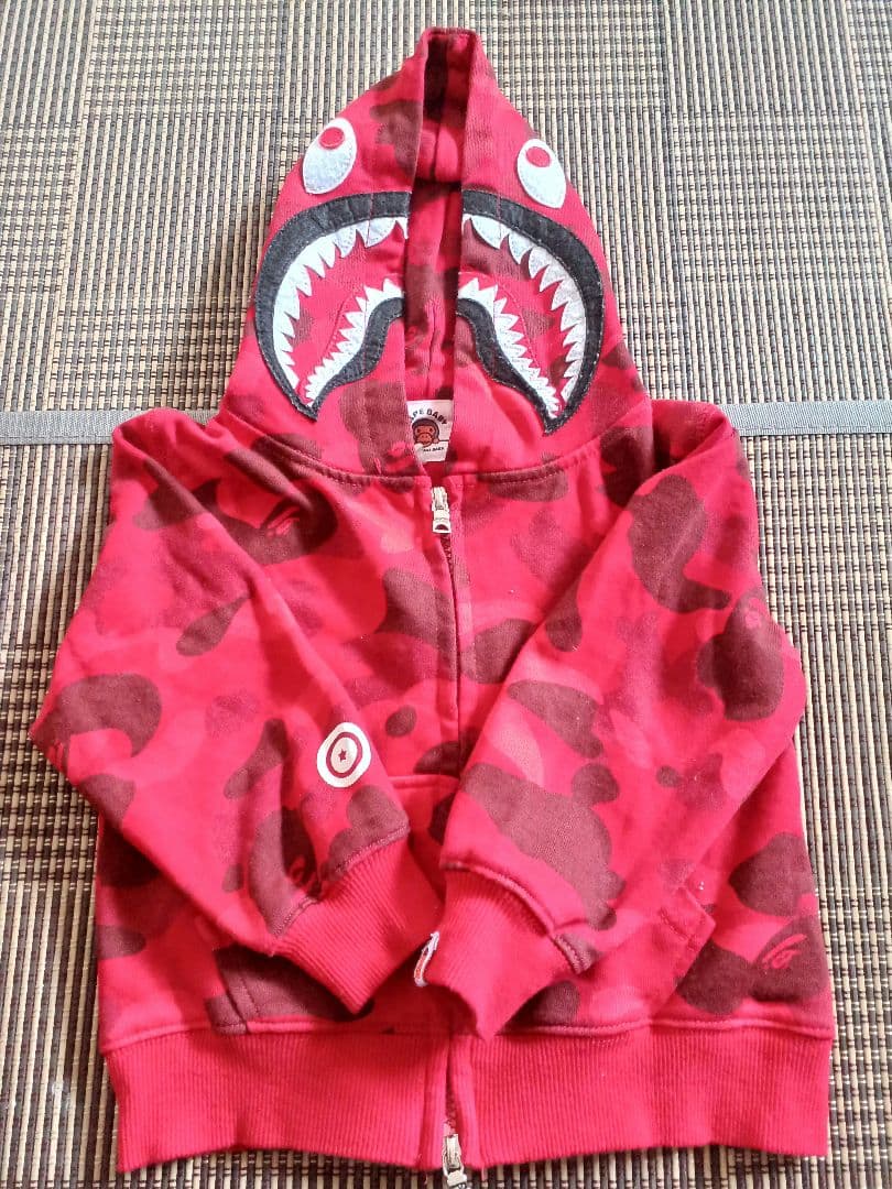 エイプ！キッズパーカー三点セット☆シャーク柄！サイズ90☆