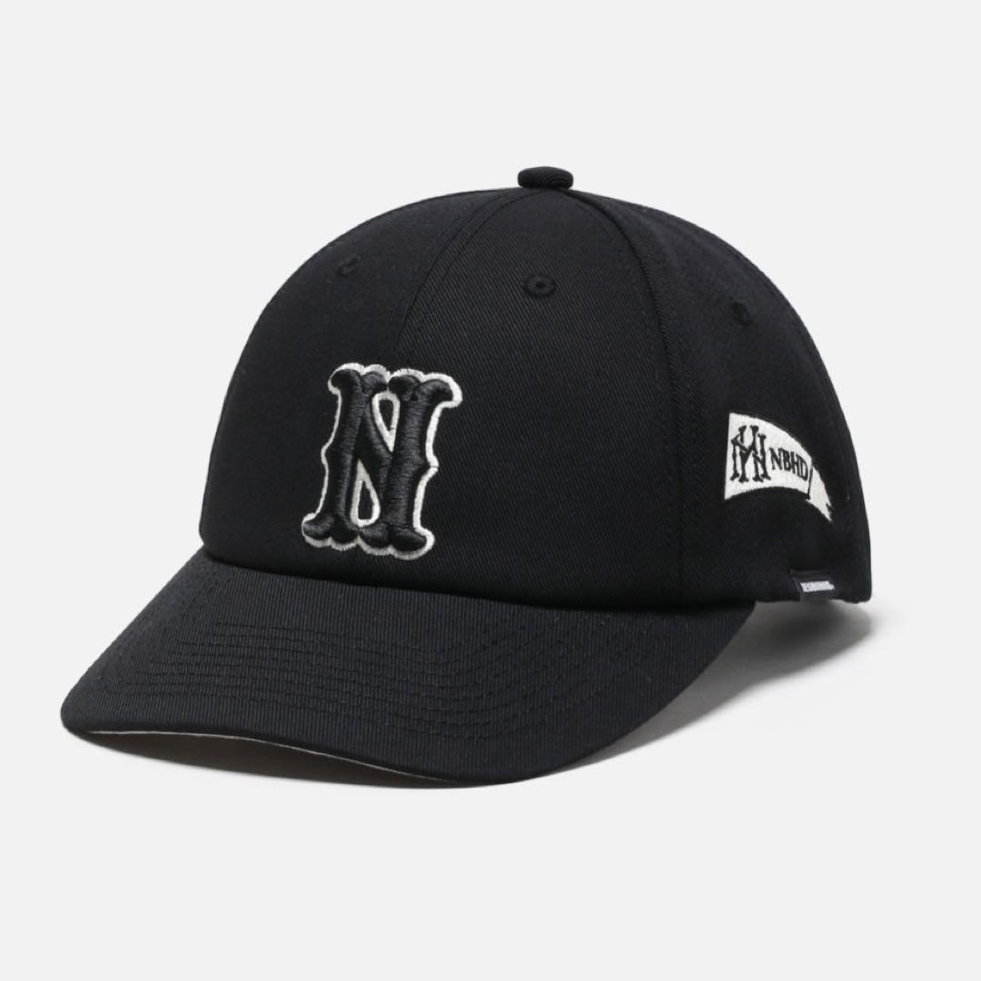 NEIGHBORHOOD BASEBALL CAP 初売BLACK×WHITE