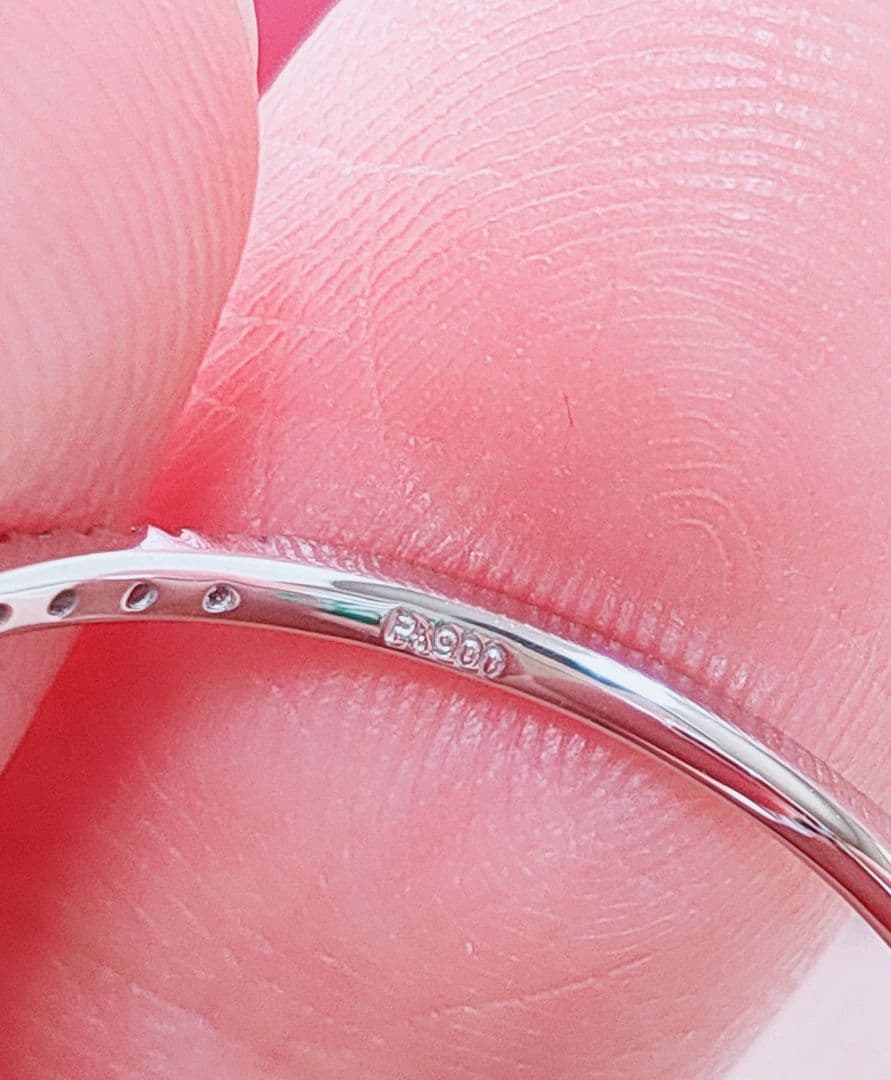 2026新作 未使用品 pt900 天然ガーネット ダイヤモンド リング