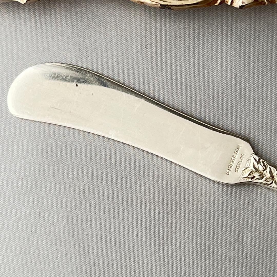 【S.Kirk & Son】【純銀】バターナイフ/スプレッダー スターリング