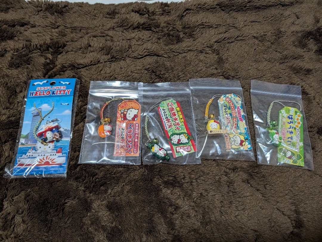本日値下終了！キティ ✦ご当地根付ストラップ ✦20個セット✦まとめ売り