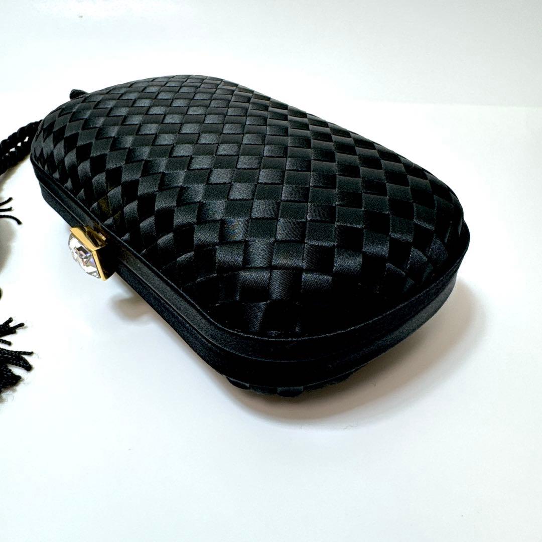 BOTTEGA VENETA ボッテガヴェネタ サテン パーティーバッグ