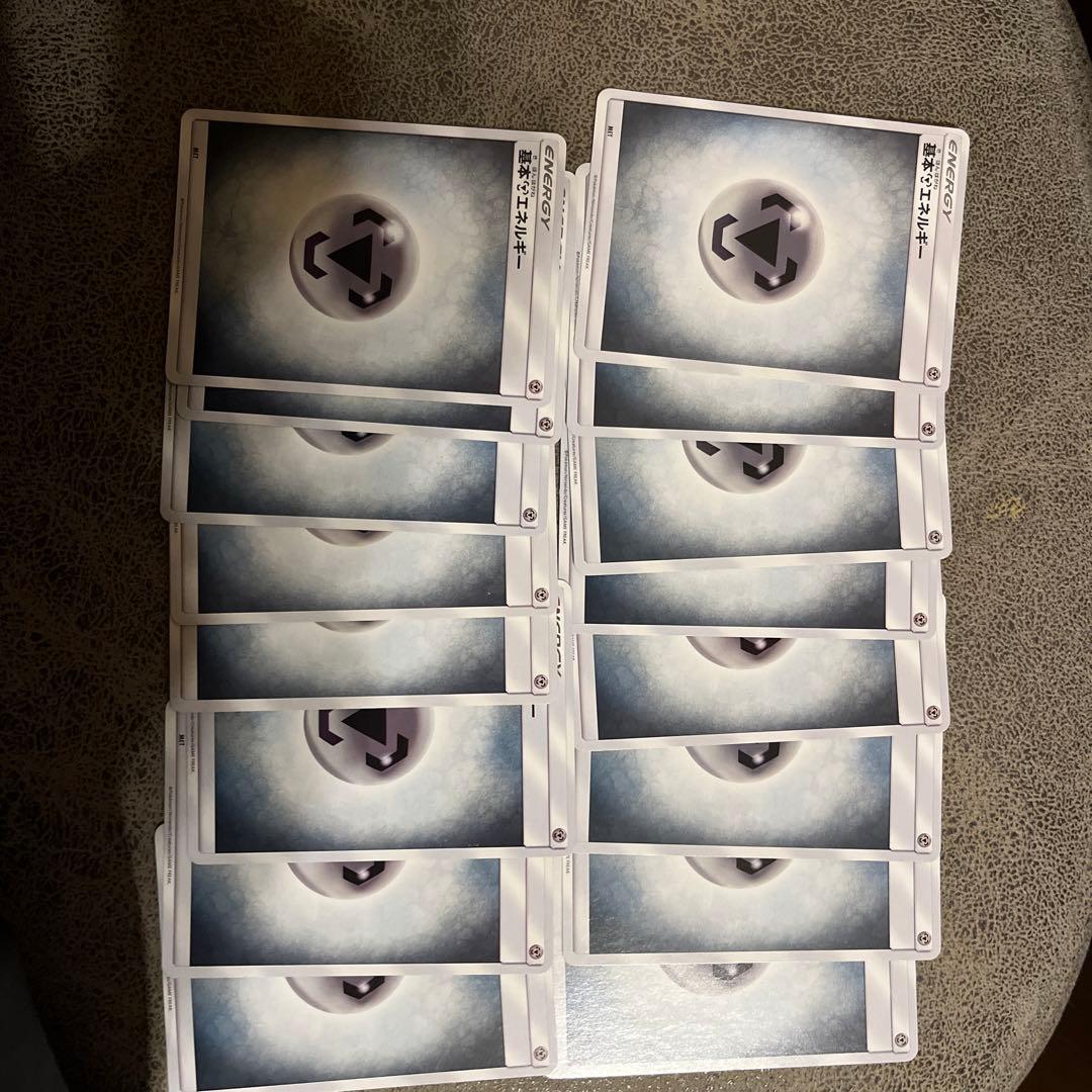 ポケモンカード　基本エネルギー（水6枚）（雷1枚）　（炎15枚）（21枚）など