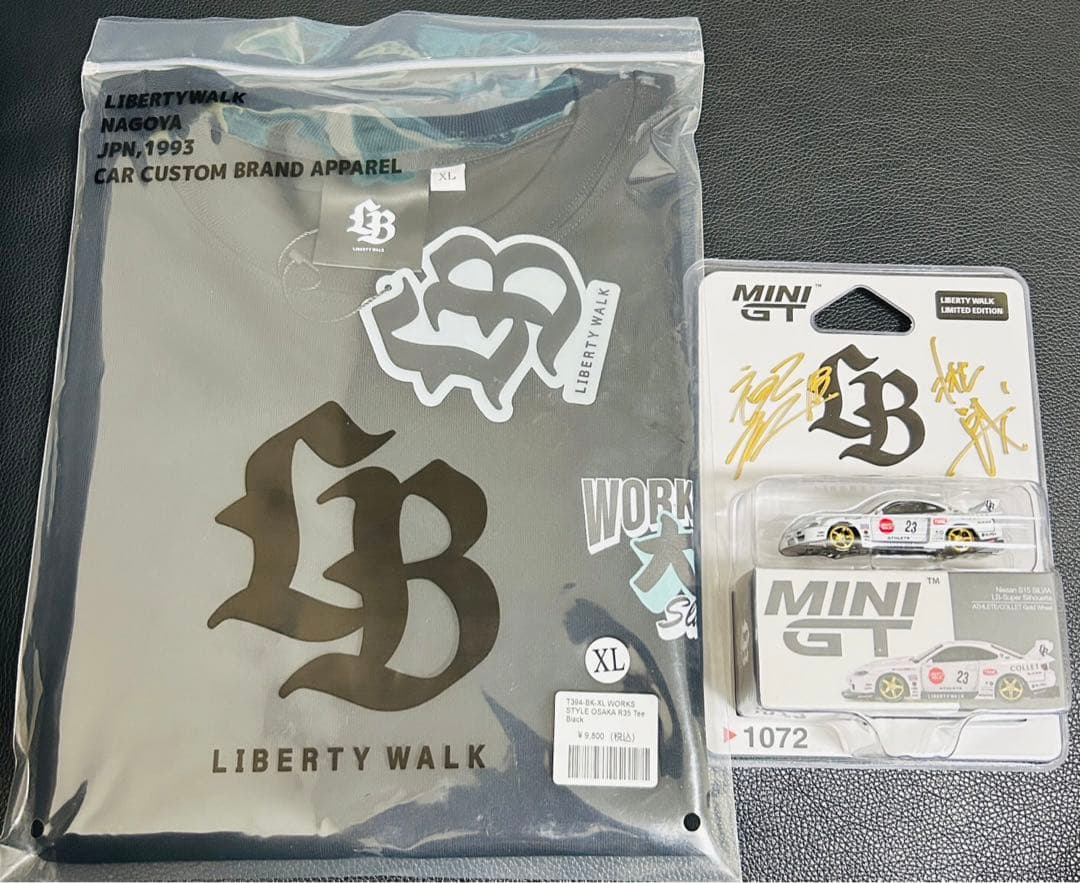 Liberty Walk Osaka S15 ミニカー Tシャツ付き サイン付き