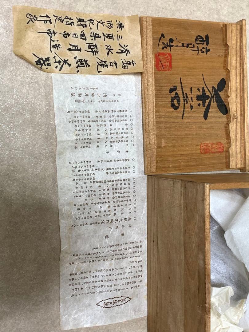 萬古焼　清水酔月造