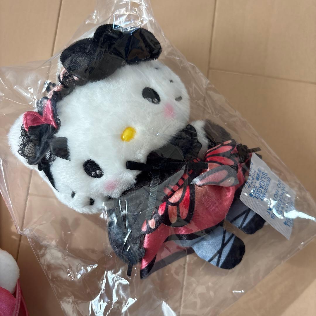 ハローキティ　キティ　ぬいぐるみ　淡路島　フロッキー　乙姫　ハリスツイード