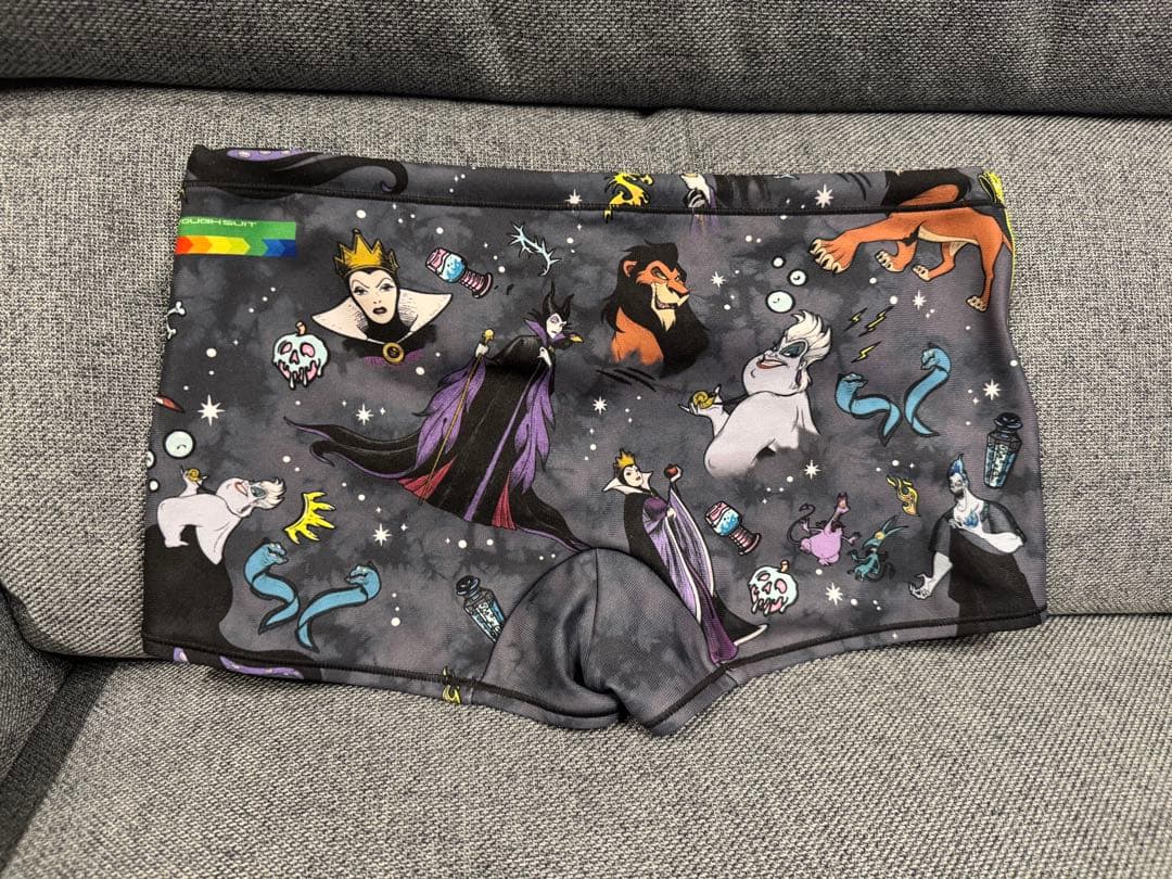 arena ディズニーヴィランズ 練習用水着 キャップ プルーフバッグ3点セット