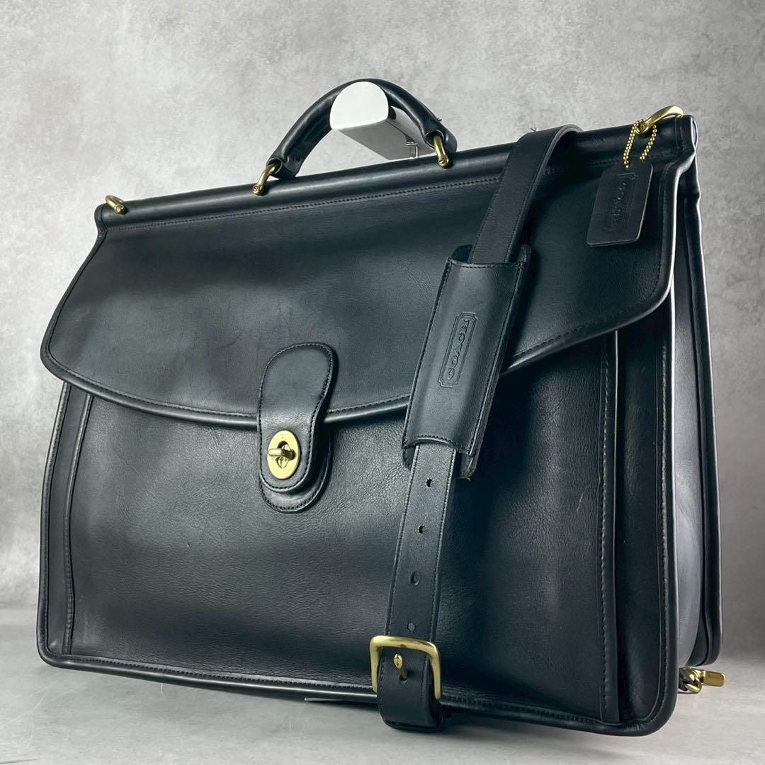 90s オールドコーチ 5266 ビジネスバッグ 2way USA製 A4収納可