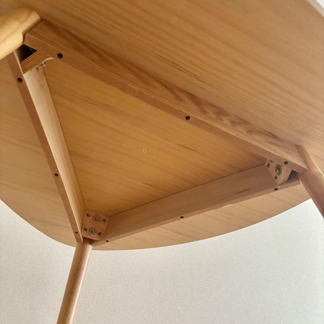 【7月27日21時迄】NOCE ダイニングテーブル 三角 オーク