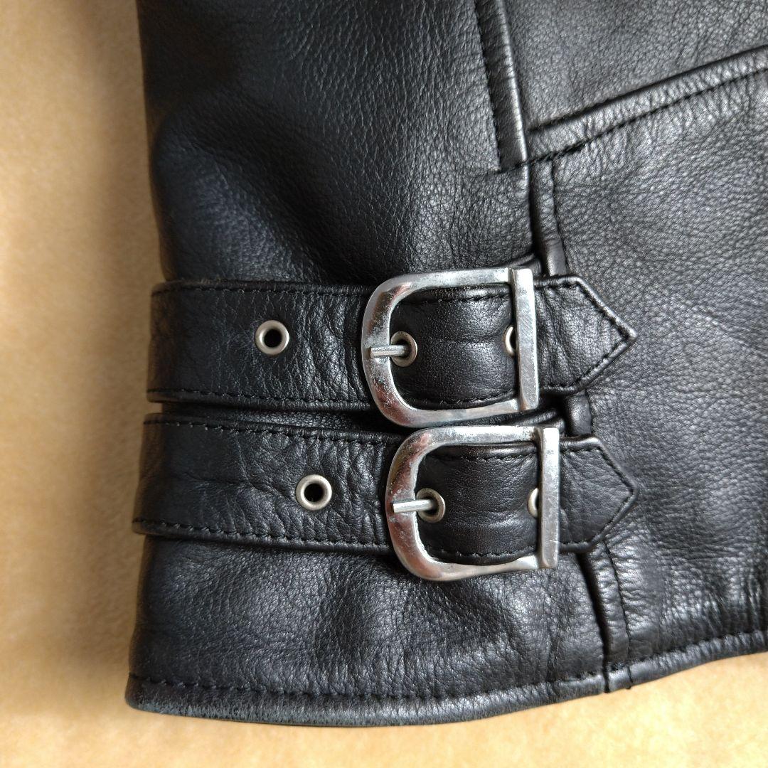 リューグーレザーズ 本革 L ライダース 革ジャン バイク