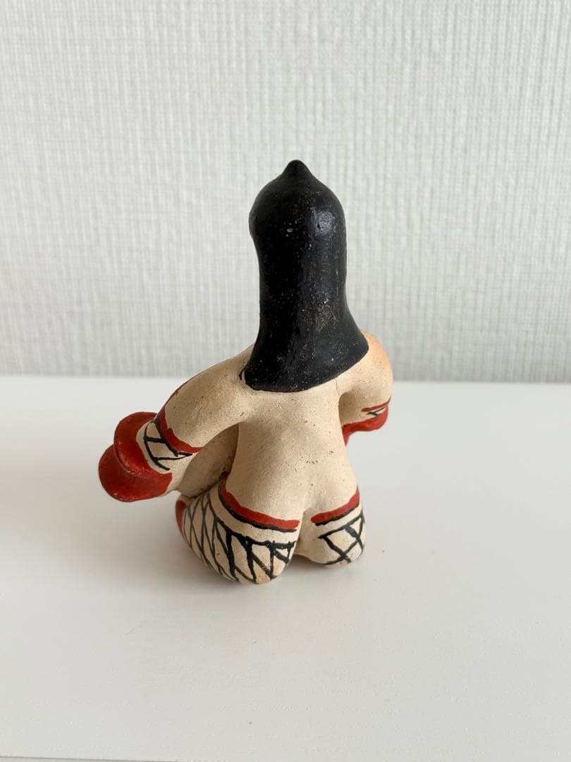 ブラジル カラジャ族 民芸品 陶器製 郷土玩具 人形
