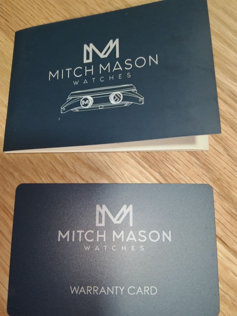 ❬美品・希少❭マイクロブランド MITCH MASON メイルストロム 青文字盤