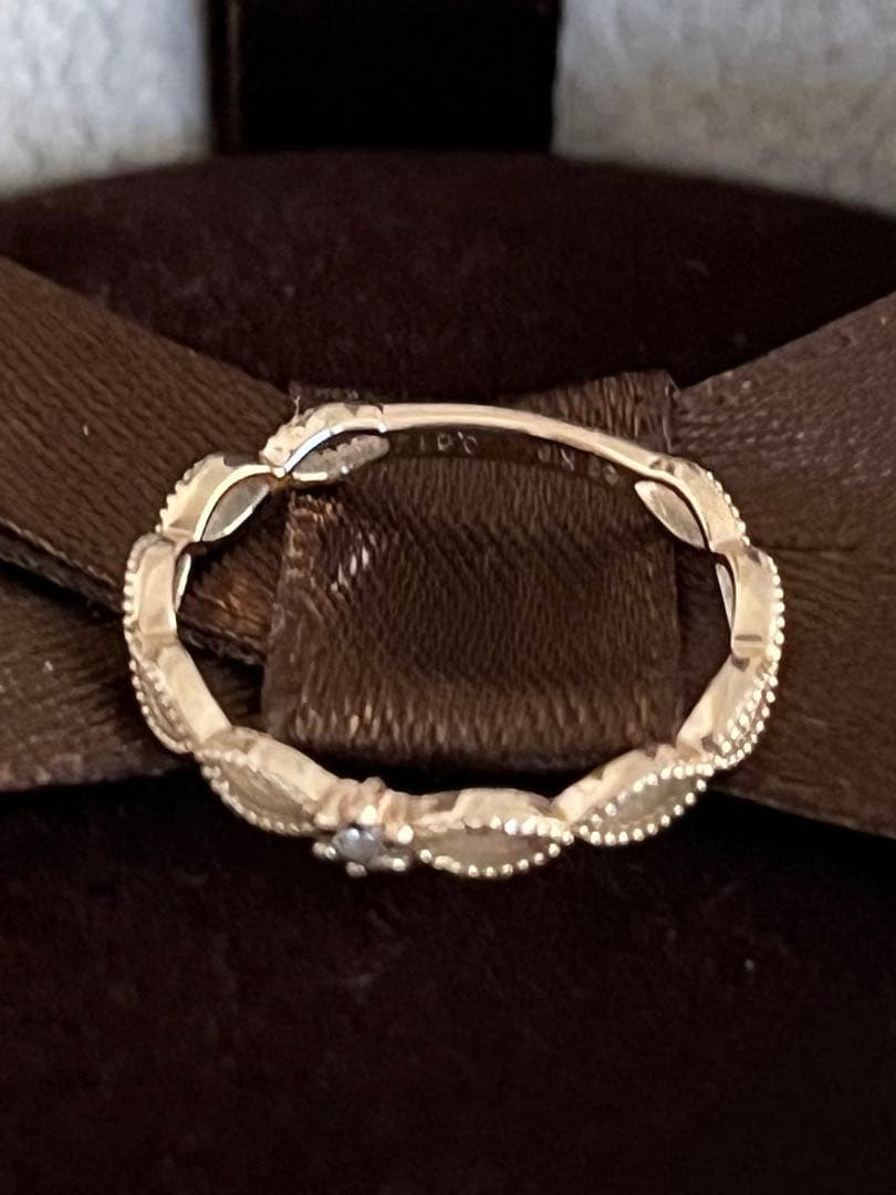 orefice オレフィーチェ K18PGシンディリングダイヤモンド