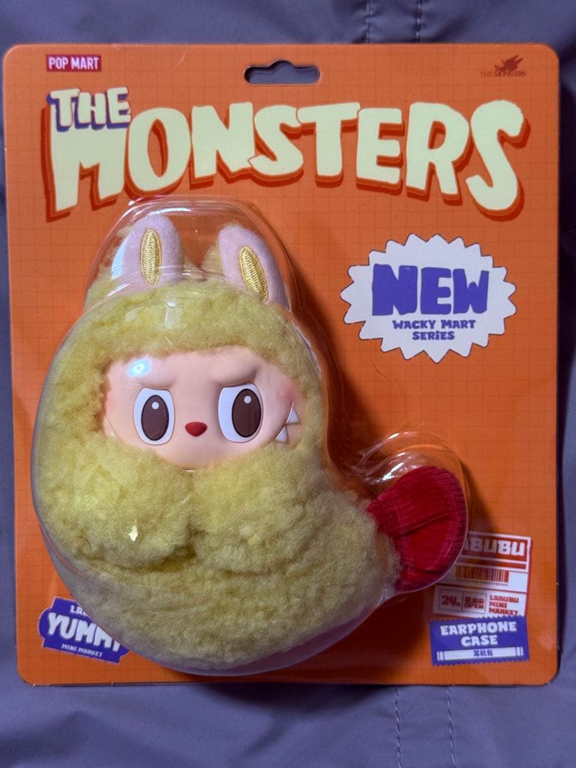 ぬいぐるみ LABUBU WACKY MART TEMPURA EARPHONE CASE