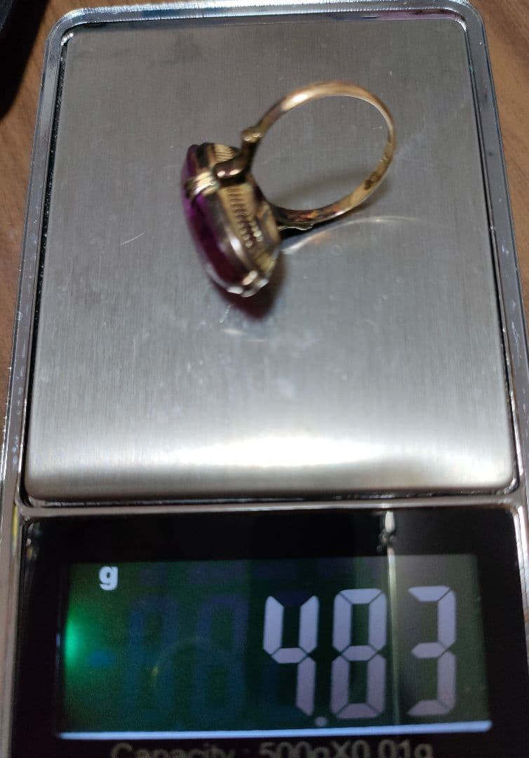 レトロヴィンテージk18リング