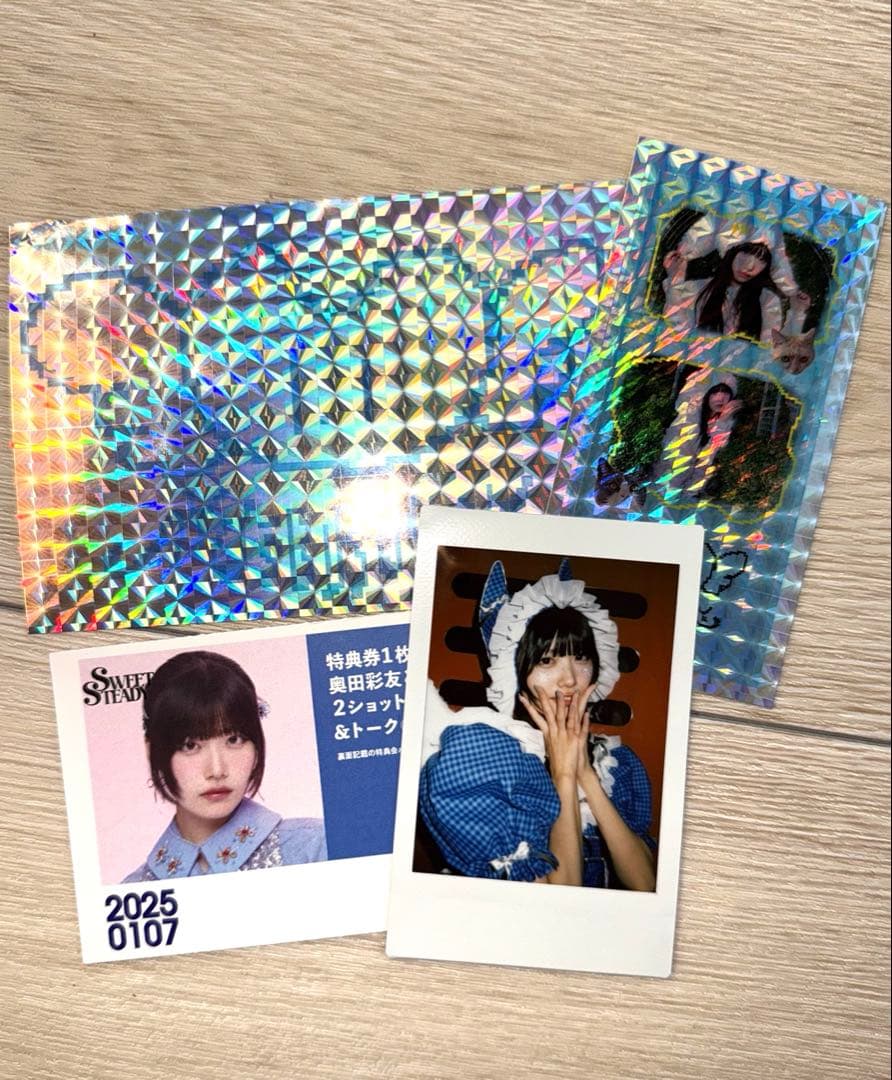 t*a様 SWEET STEADY すいすて 奥田彩友チェキ 生誕祭衣装