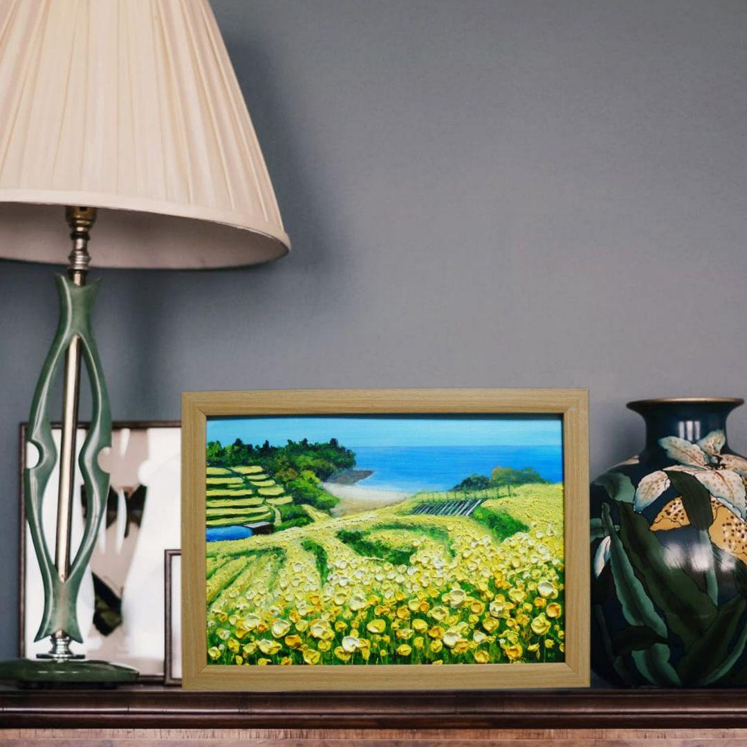 油絵 油彩 油彩画 絵 絵画 【菜の花フェスタ】