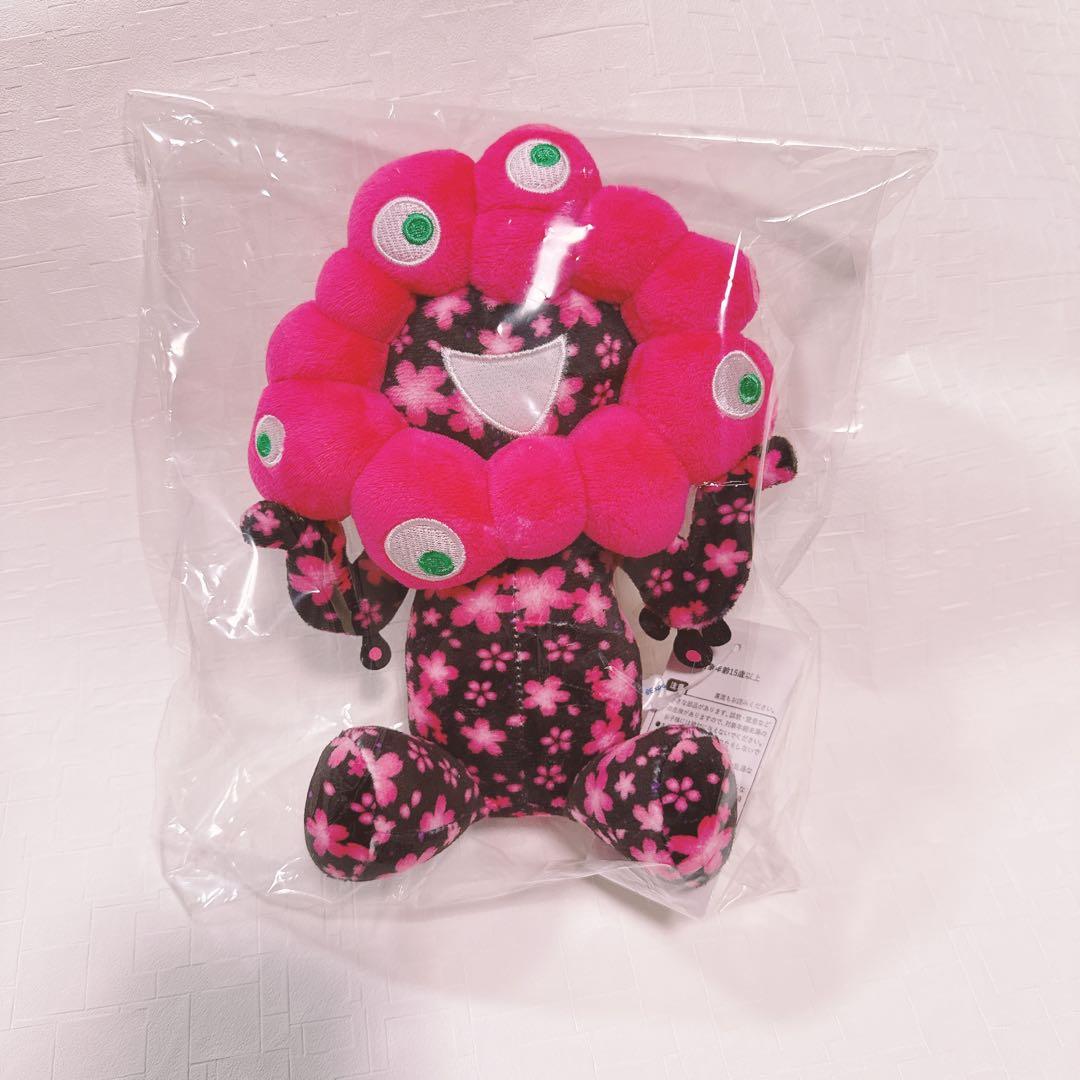 【ヒロキ】ミャクミャク ぬいぐるみ 桜ブラック　万博 EXPO2025