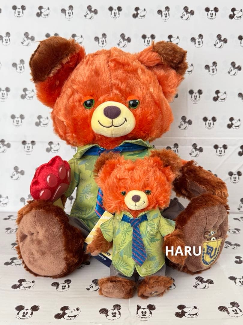 ユニベアシティ　ニック　ズートピア　パウシクル　ぬいぐるみ（M）　キーチェーン