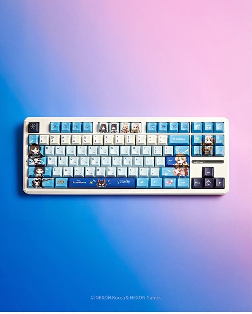 韓国限定 ブルーアーカイブ X はまじあき キーボード デスクテリアパッケージ