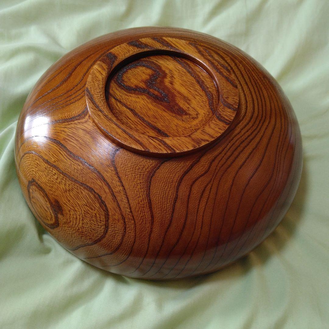 小田原漆器　欅（けやき）くりぬきボウル　大×1　小×5セット