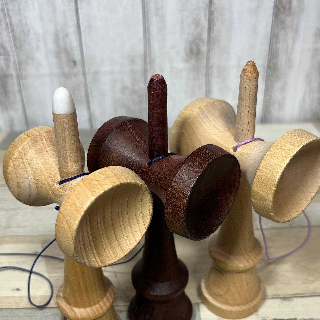 夢元無双 JAC ALL けん玉中古3本セット スーラボ玉　mugenmusou