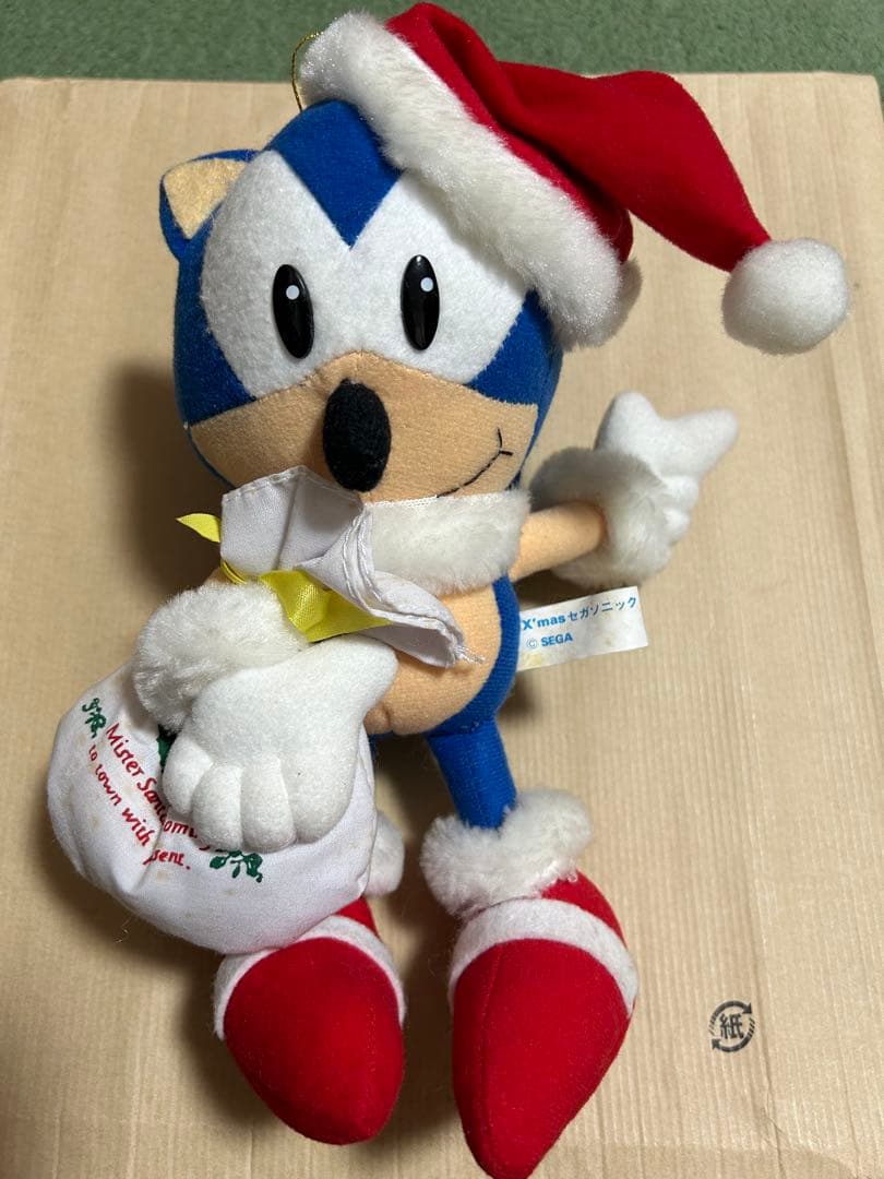 【当時モノ】 ソニック SEGA セガ レア ぬいぐるみ ゲーム Sonic