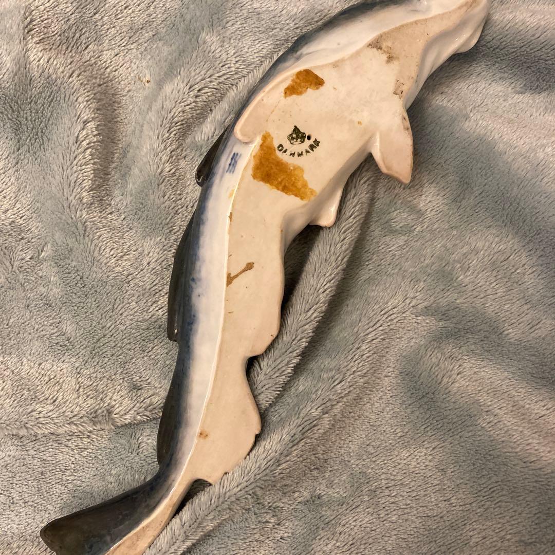 ロイヤルコペンハーゲン フィギュリン　フィッシュ　サカナ　アンティーク　陶器